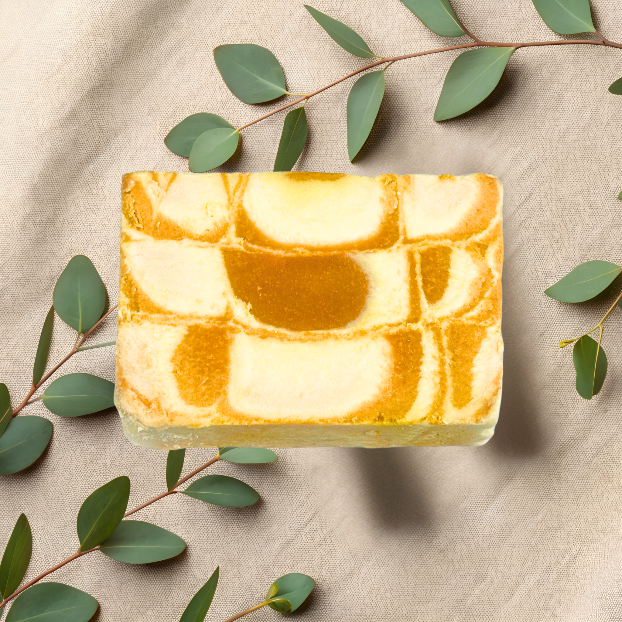 Honey Royale Signature Scent Natural Bar Soap Hydrating Coconut & Olive Oil Soap with Kaolin Clay