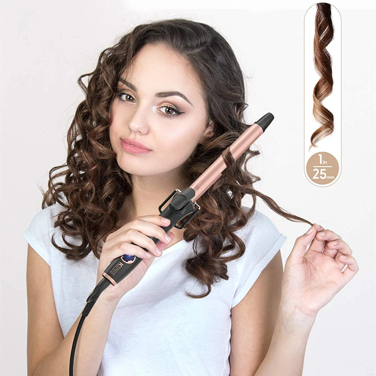 Professional Hair Curling Iron | LCD Digital Display
