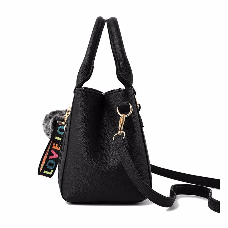 Embroidery Leather Handbag