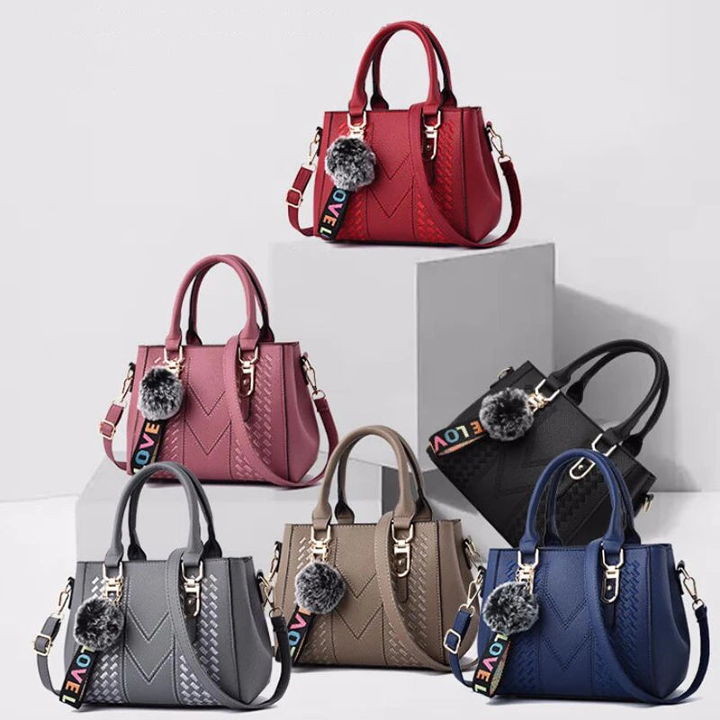 Embroidery Leather Handbag