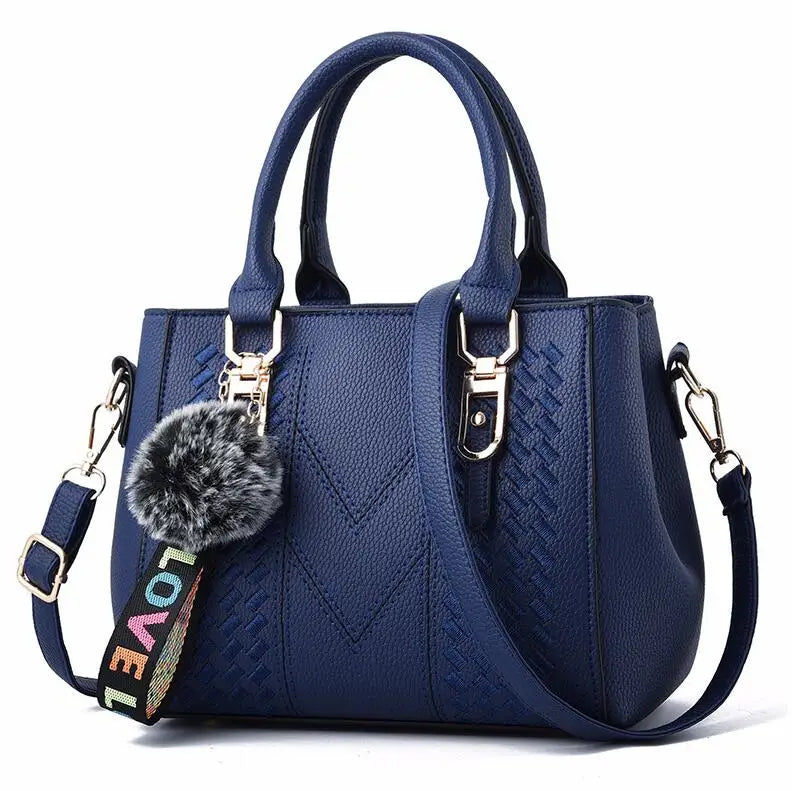 Embroidery Leather Handbag