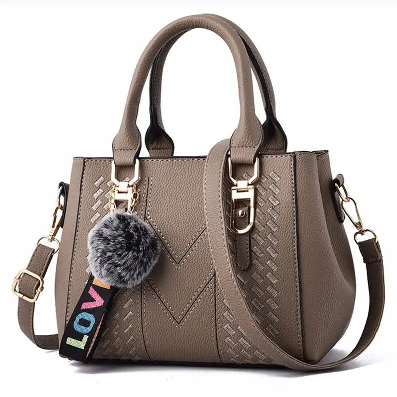 Embroidery Leather Handbag