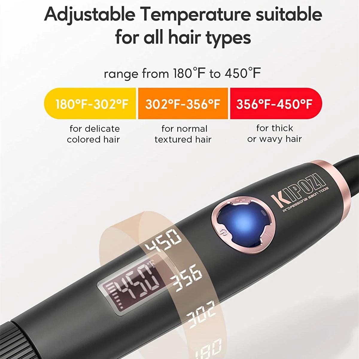 Professional Hair Curling Iron | LCD Digital Display