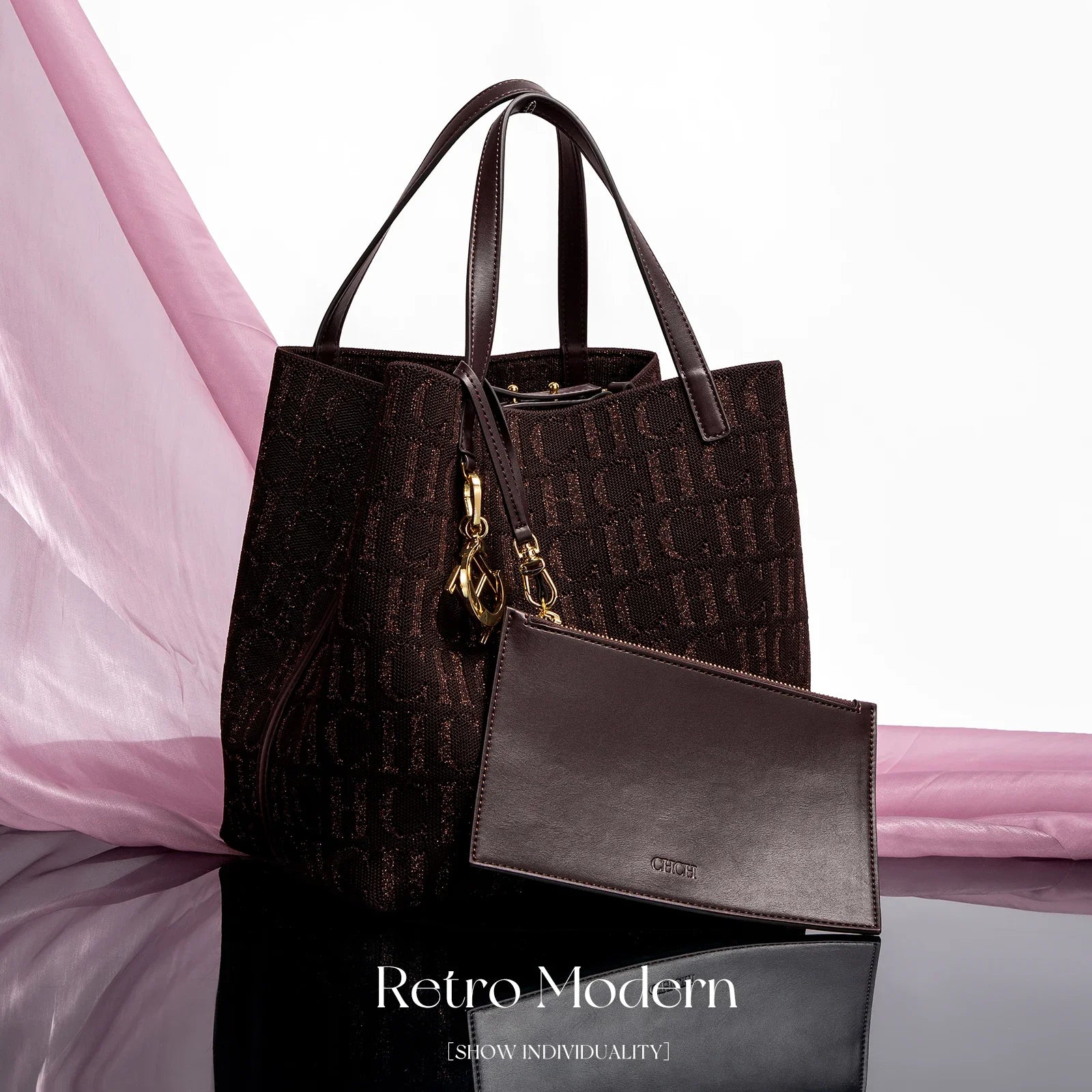 Letter Design Fashion Handbag