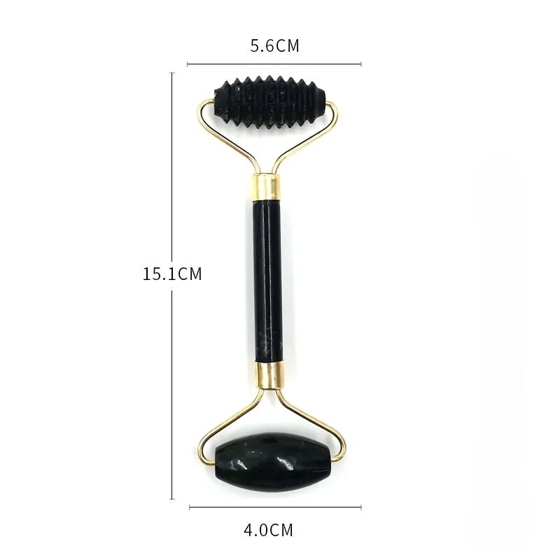 Obsidian Jade Roller Massager | Facial Skin Care Tools