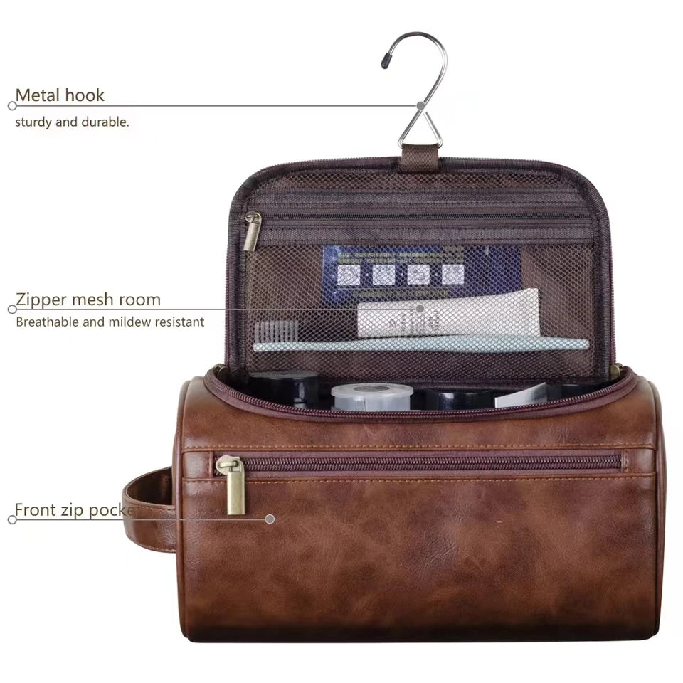 Leather Cosmetic Bag