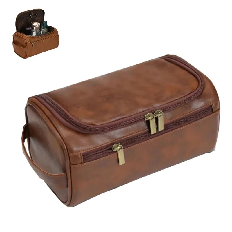 Leather Cosmetic Bag