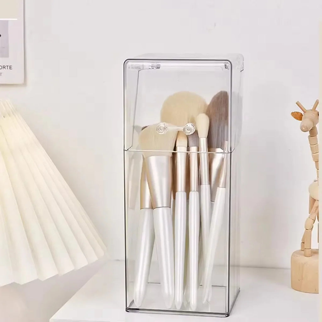 Clear Makeup Brush Holder