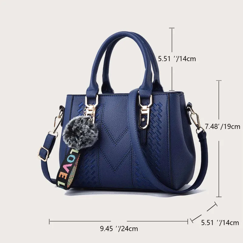 Embroidery Leather Handbag