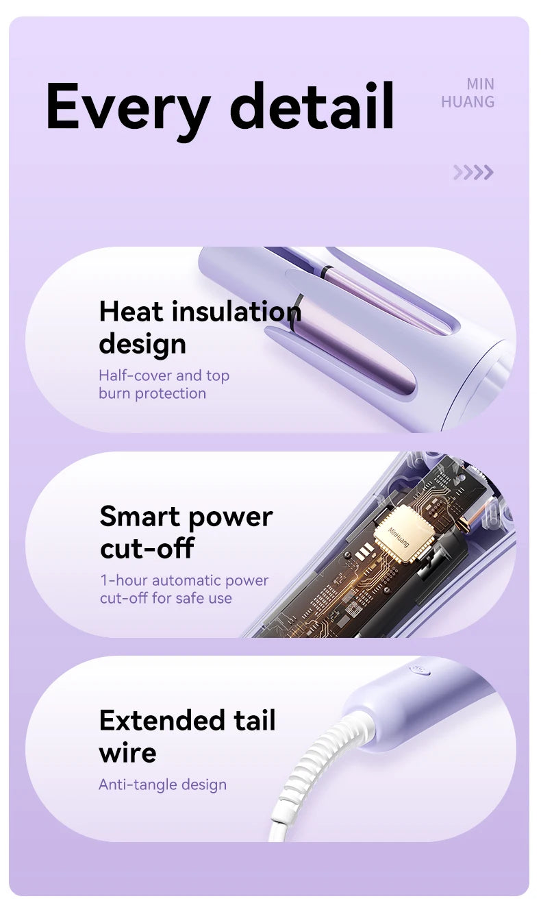 Professional Hair Curling Iron