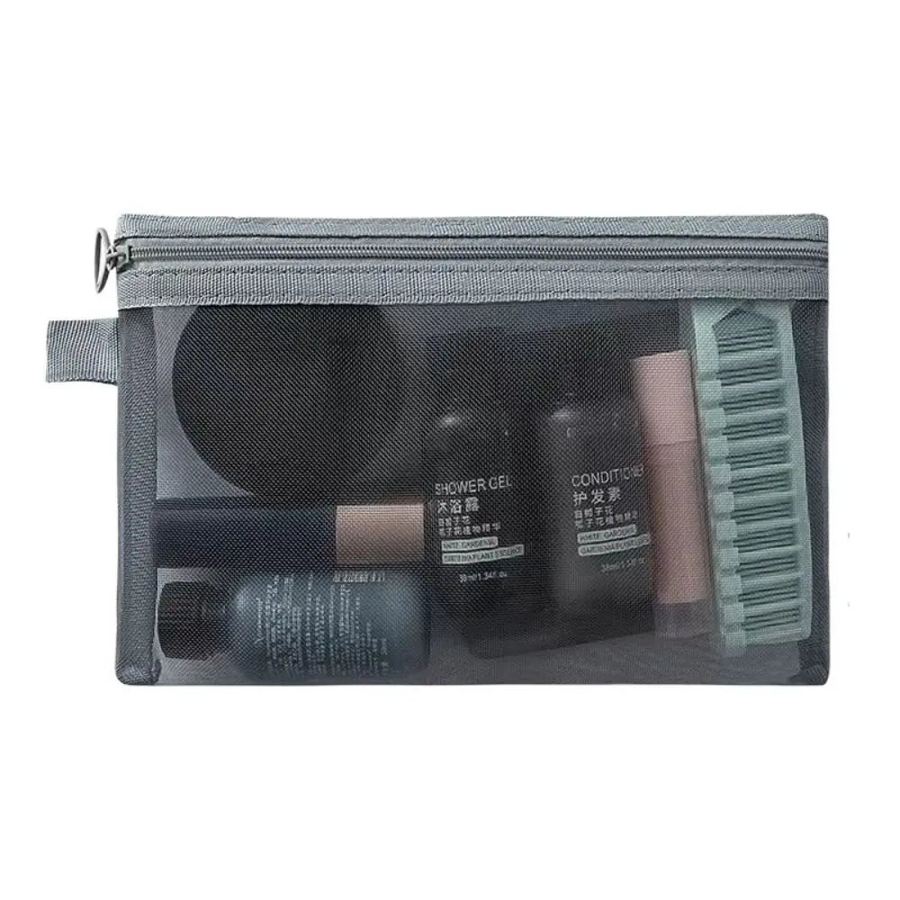 Large Mesh Cosmetic Bag
