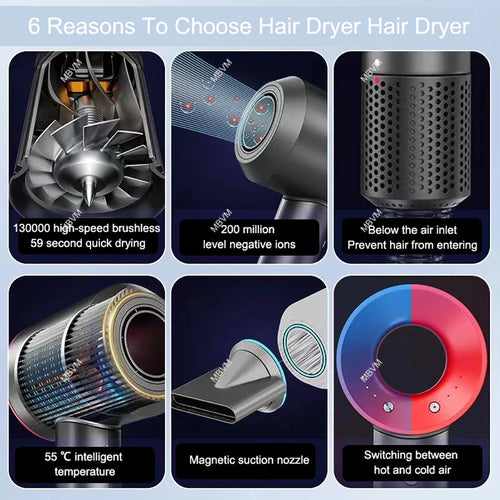 5 in 1 Hair Dryer |  Ionic Salon Style Tool