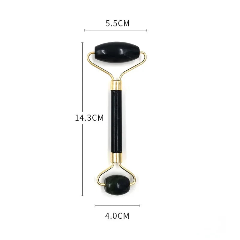 Obsidian Jade Roller Massager | Facial Skin Care Tools