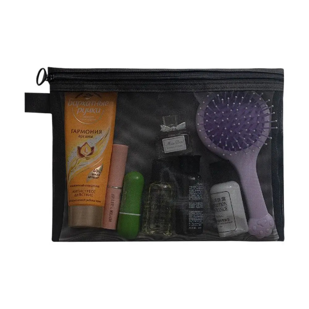 Large Mesh Cosmetic Bag
