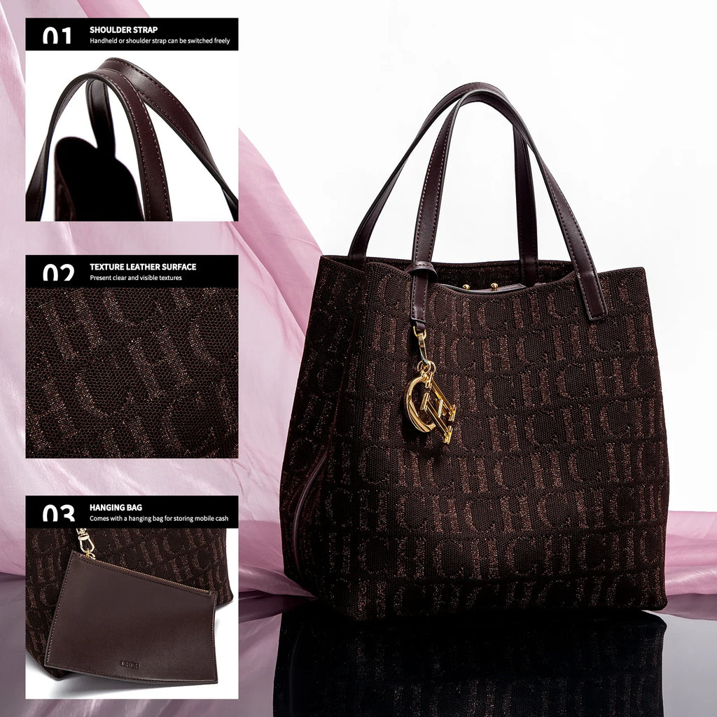 Letter Design Fashion Handbag