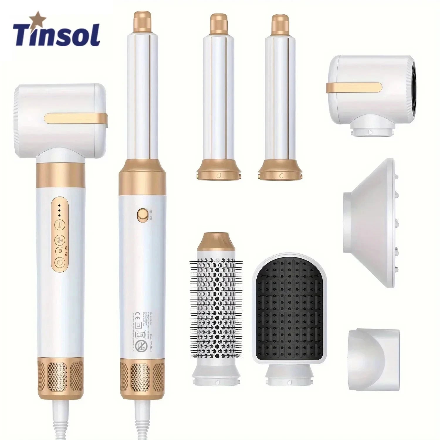 Tinsol 7 In 1 Hair Dryer Brush