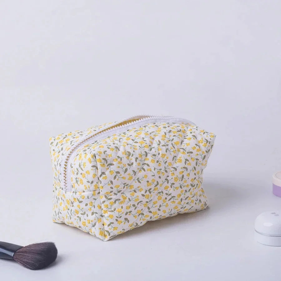 Puffy Quilted Makeup Bag