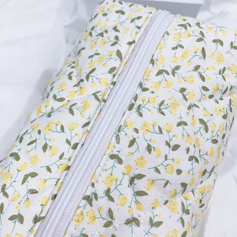 Puffy Quilted Makeup Bag