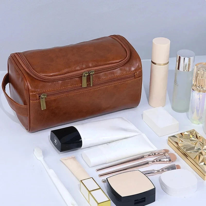 Leather Cosmetic Bag