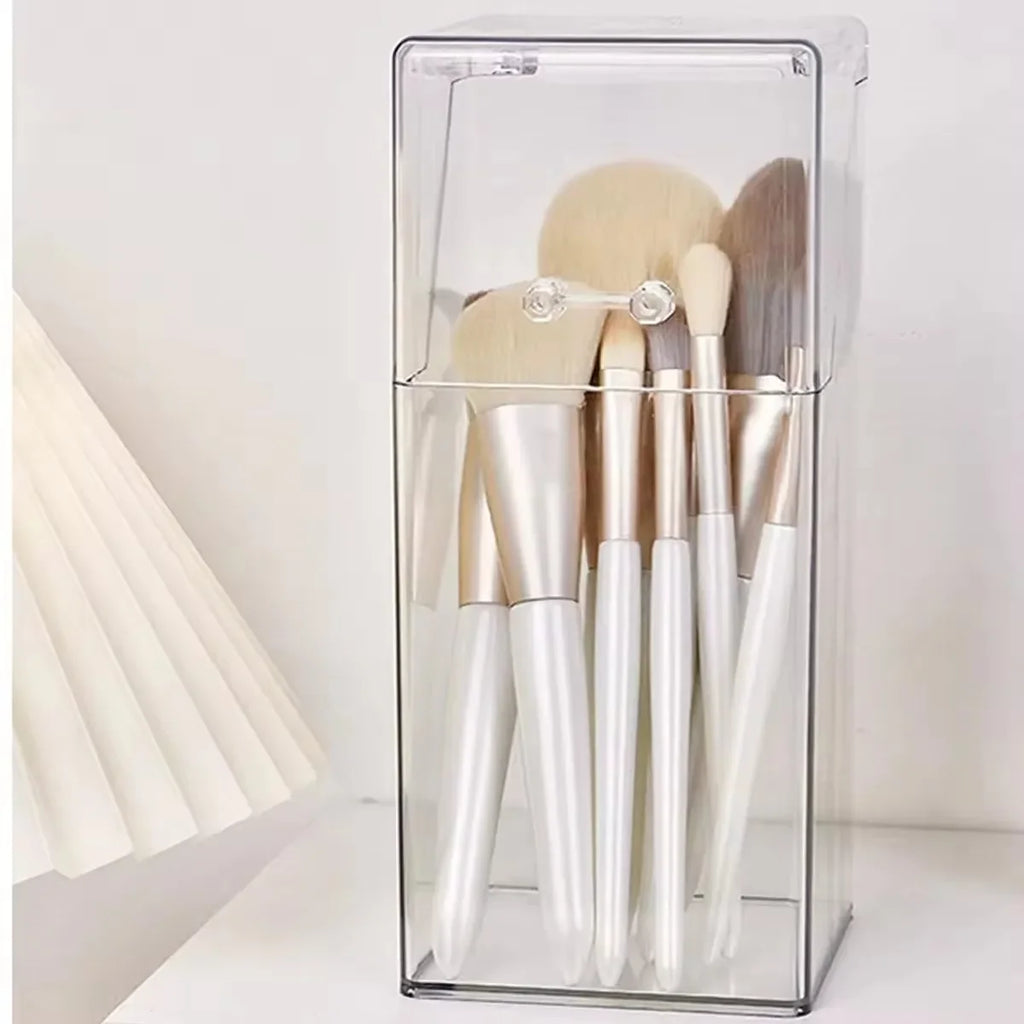 Clear Makeup Brush Holder