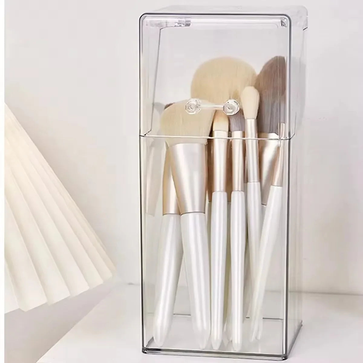 Clear Makeup Brush Holder
