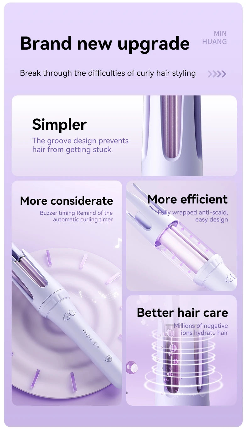 Professional Hair Curling Iron