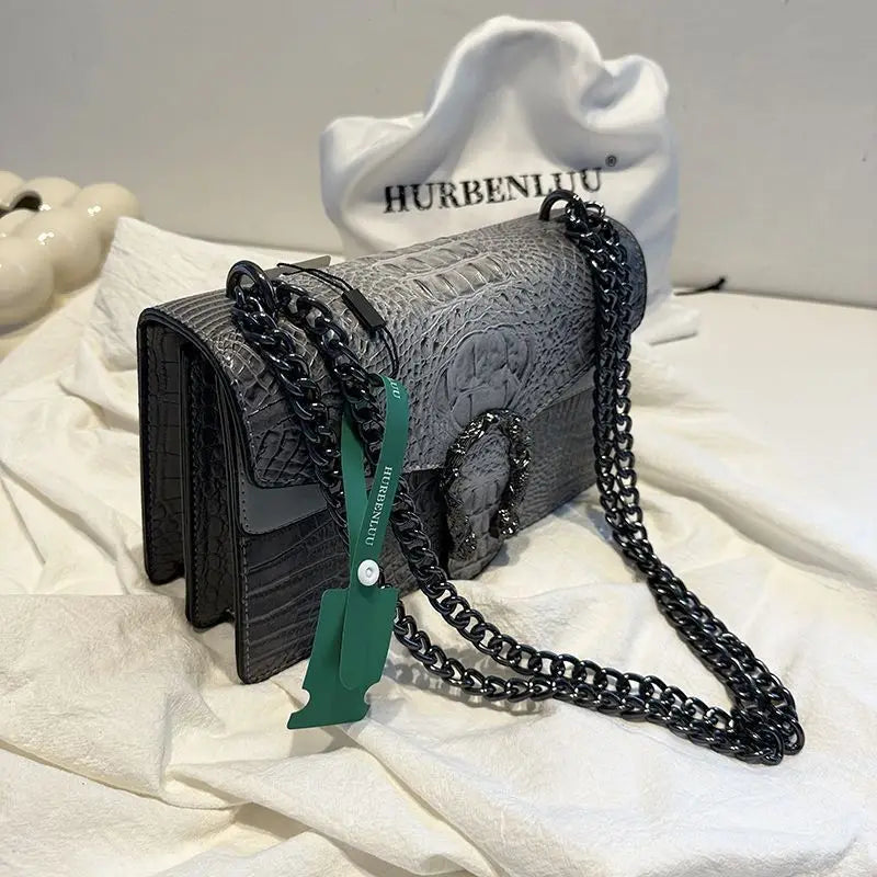 Crocodile Pattern Handbag