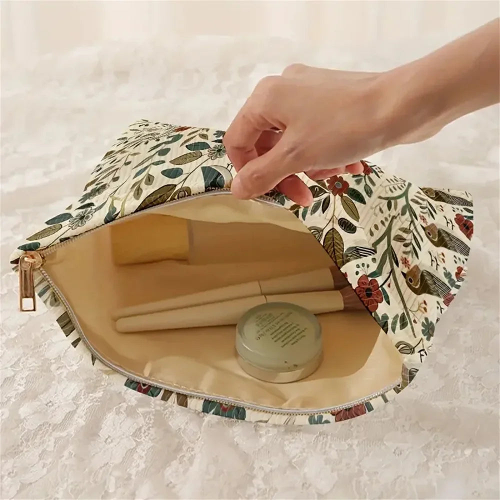 Corduroy Cosmetic Storage Bag