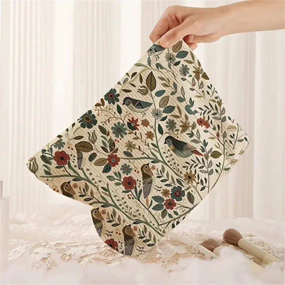 Corduroy Cosmetic Storage Bag
