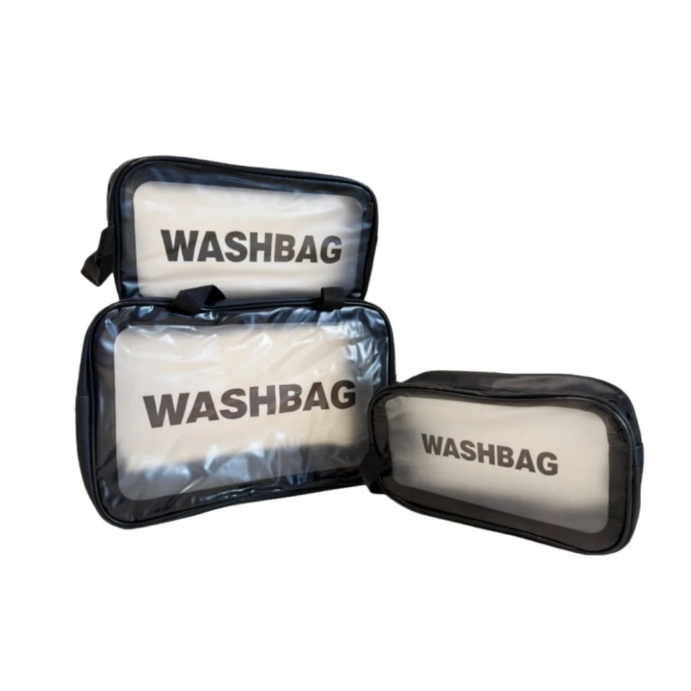 Portable Cosmetic Bag | Transparent