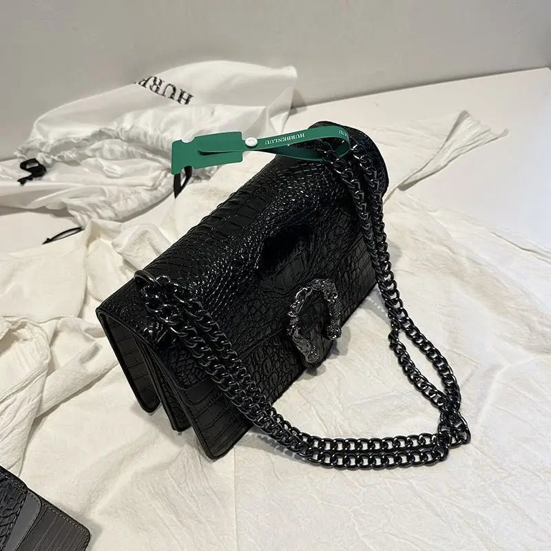 Crocodile Pattern Handbag