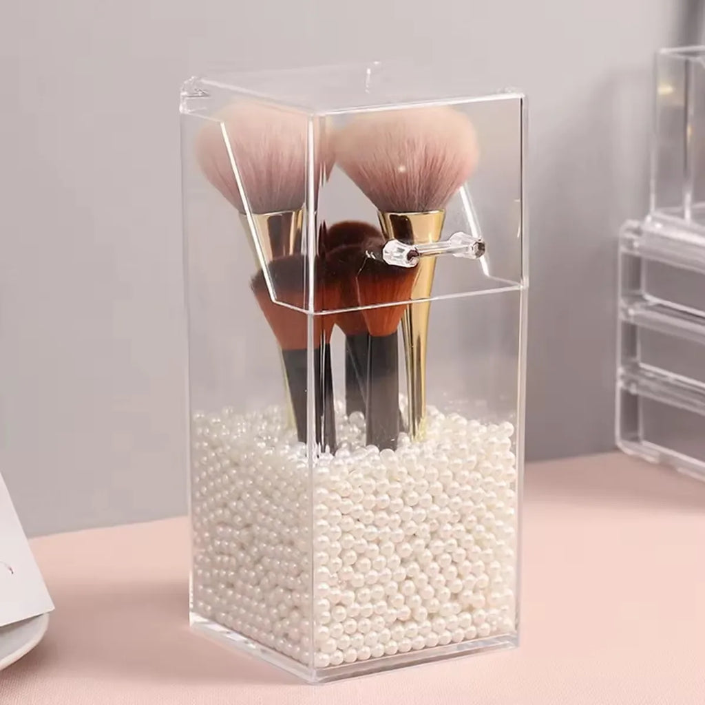 Clear Makeup Brush Holder