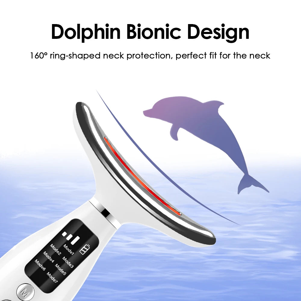 Neck Face Lifting Massager | 7 Colors LED Photon Therapy