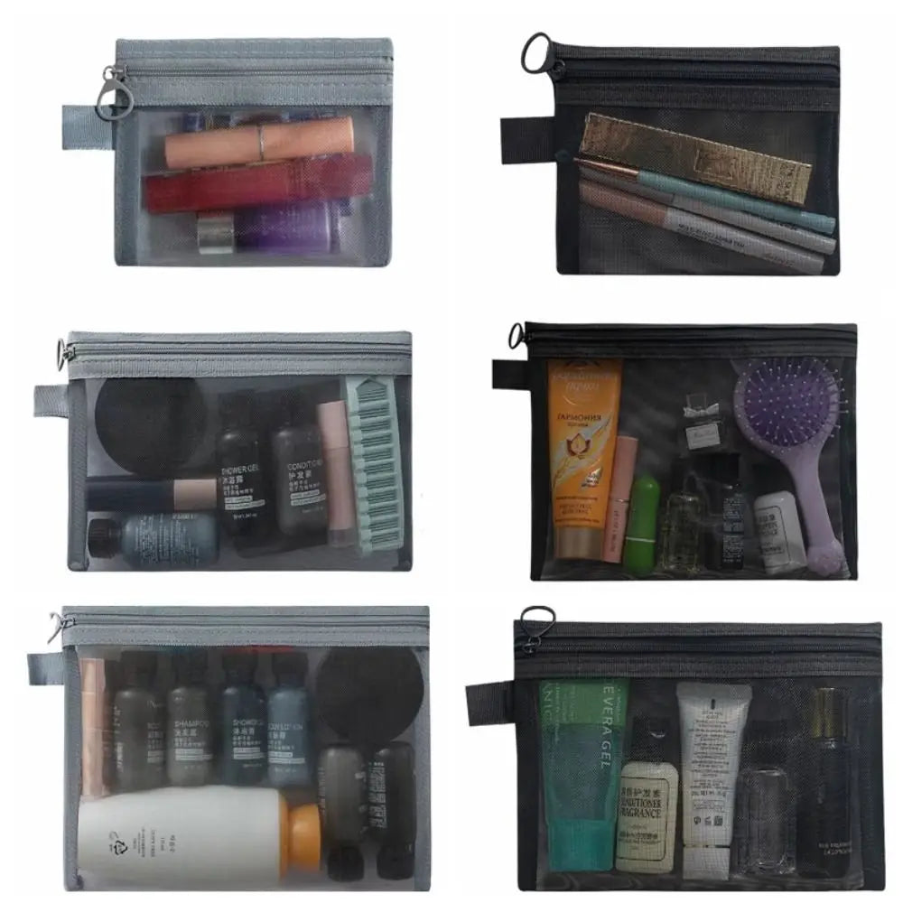 Large Mesh Cosmetic Bag