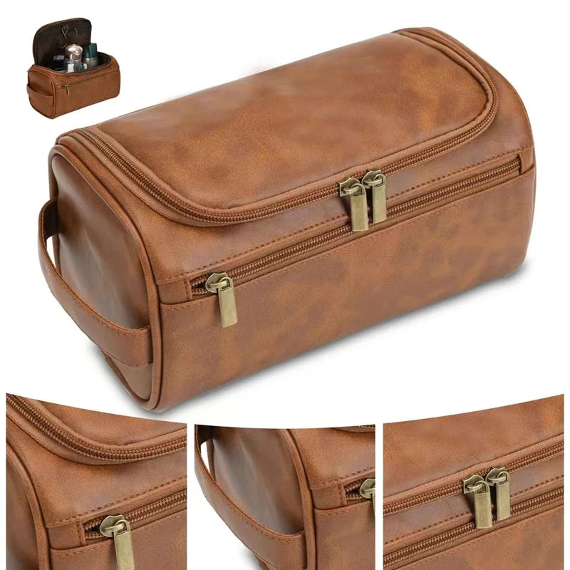 Leather Cosmetic Bag