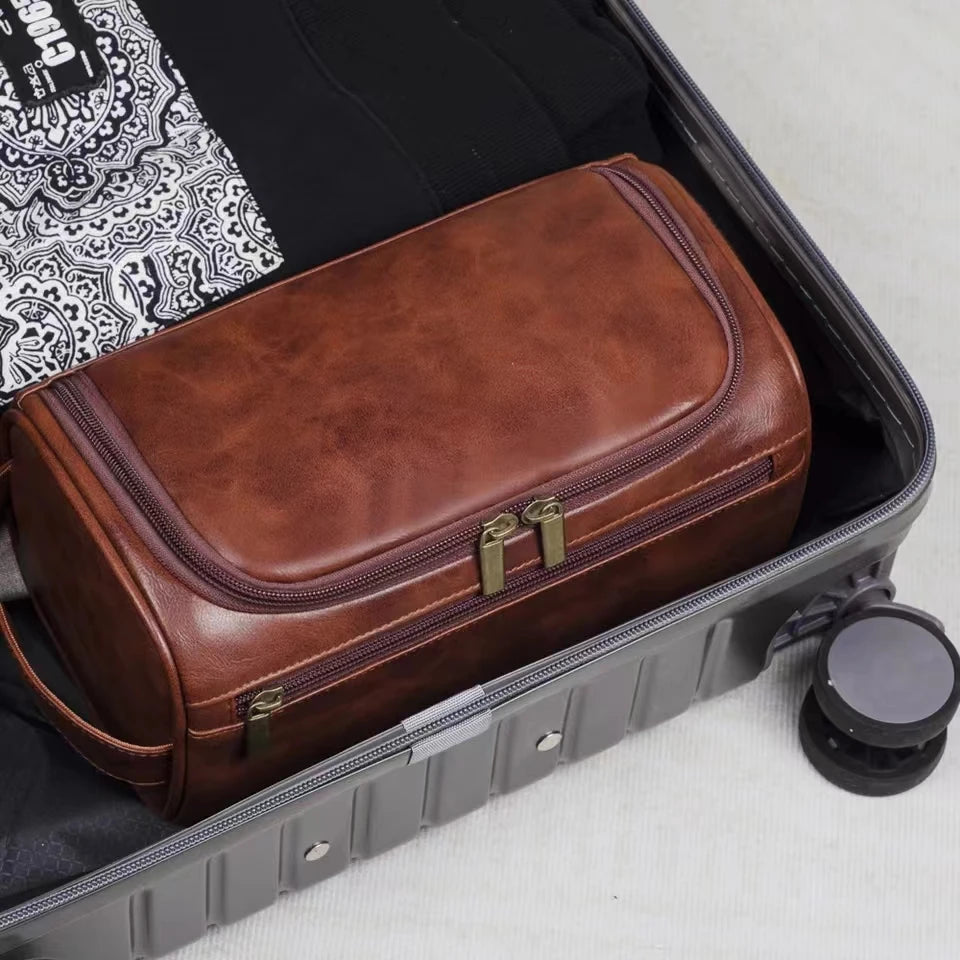 Leather Cosmetic Bag