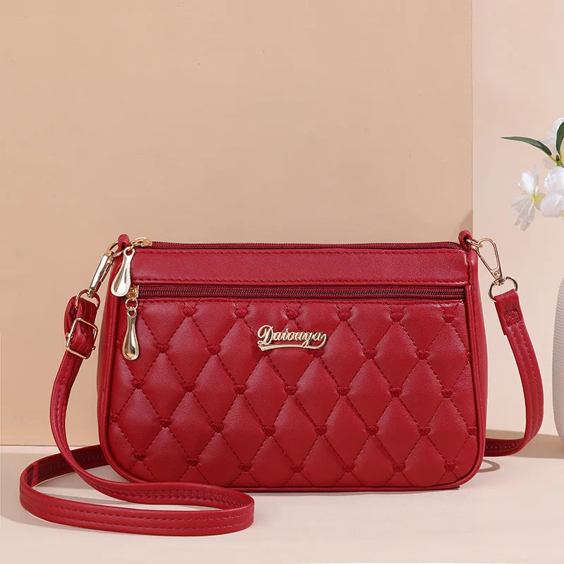 Embroidery Leather Handbag